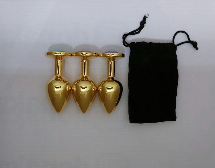 بات پلاگ استیل طلایی رنگ